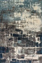 Dynamic Rugs ZODIAC 6624-950 Grey and Blue